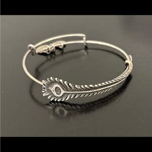 Alex and Ani Bracelet Peacock Feather